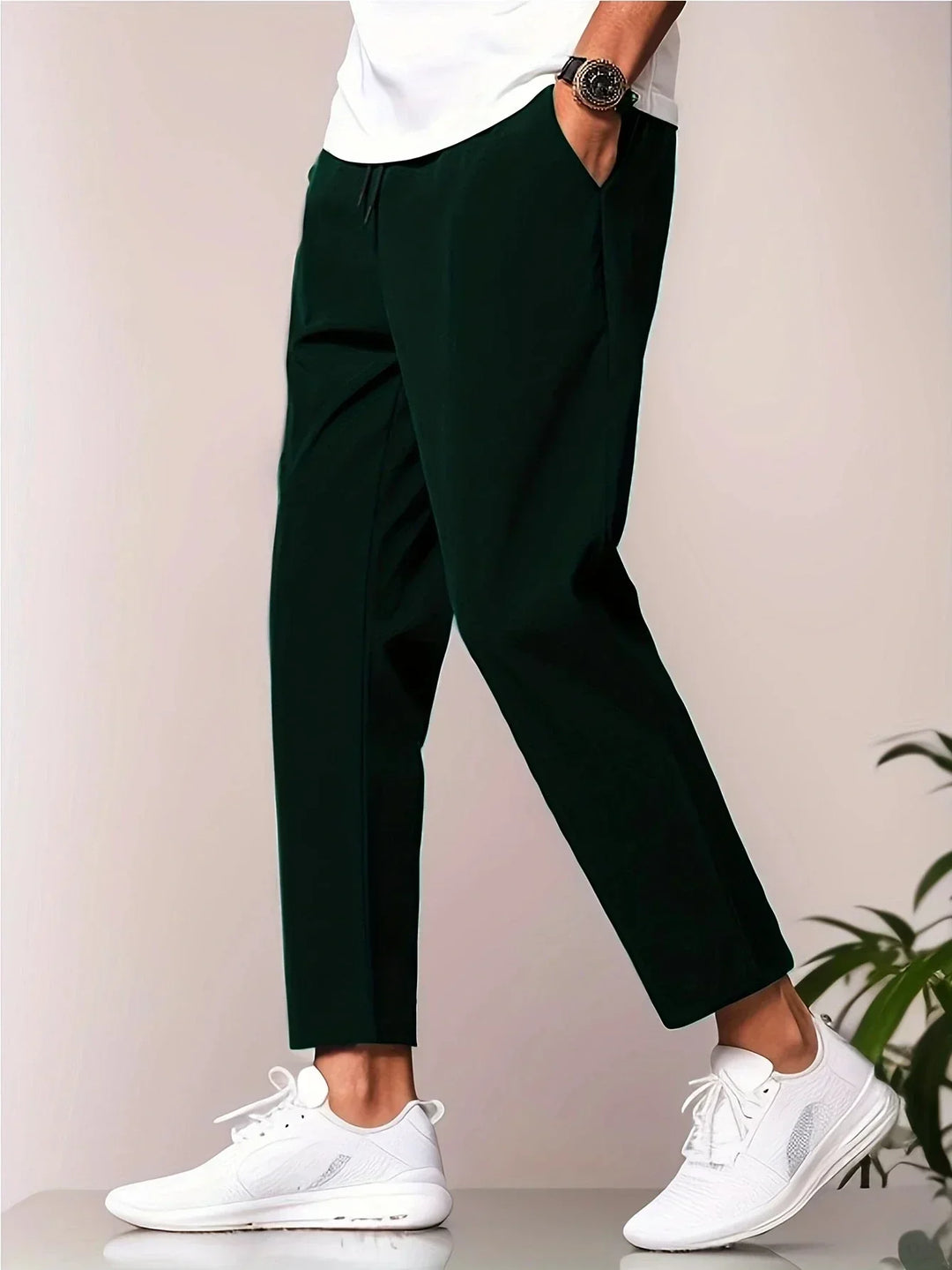 Kellan | Men’s Flat-Front Chino Pants with Drawstring