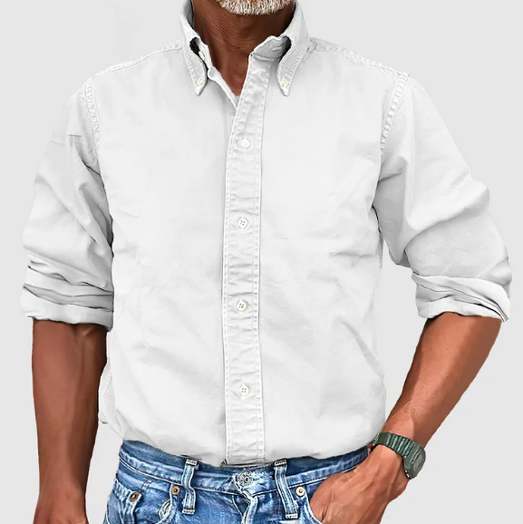 Daryl | Men’s Classic Long Sleeve Shirt with Button Up