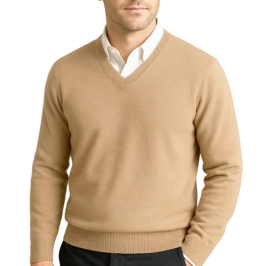Roman | Men's Wool Sweater with V-Neck