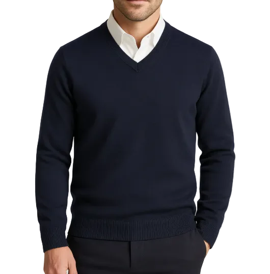 Roman | Men's Wool Sweater with V-Neck