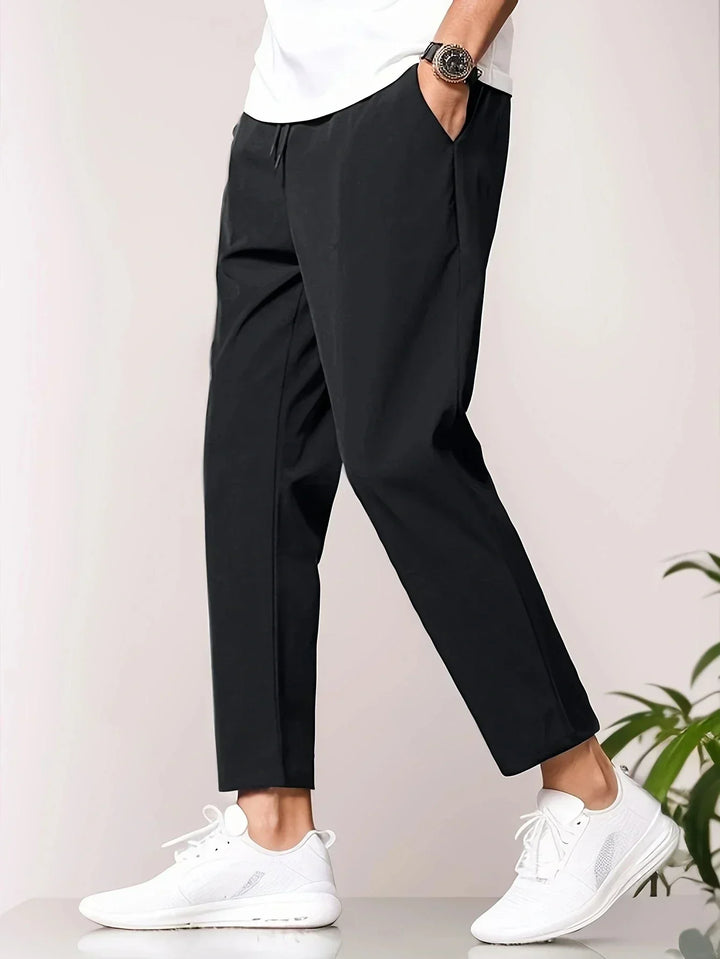 Kellan | Men’s Flat-Front Chino Pants with Drawstring