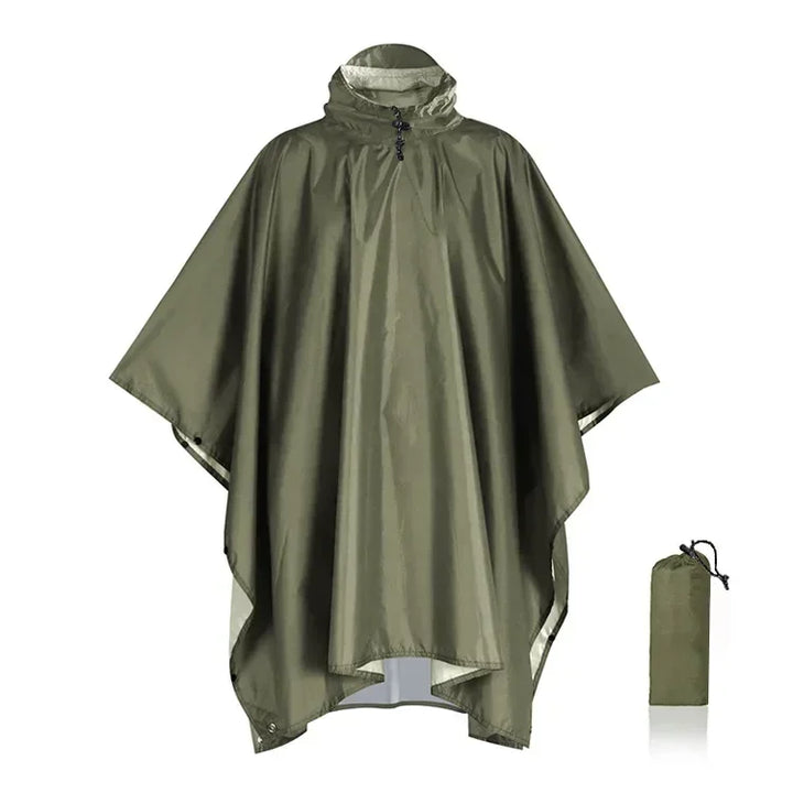 Spencer | Men's Waterproof Rain Poncho with Hood