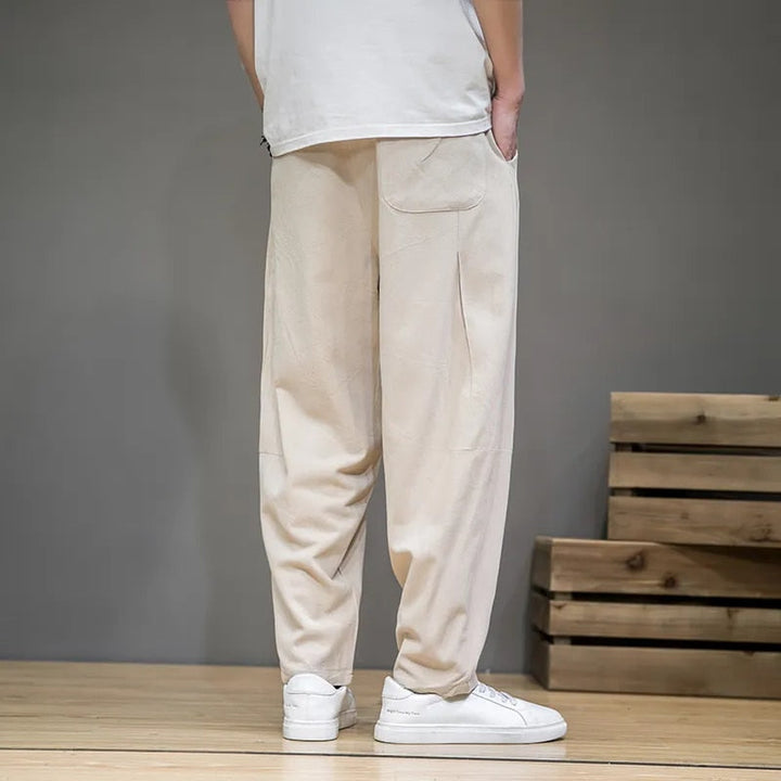 Alcott | Men’s Wide Leg Jogger Pants with Waist Tie