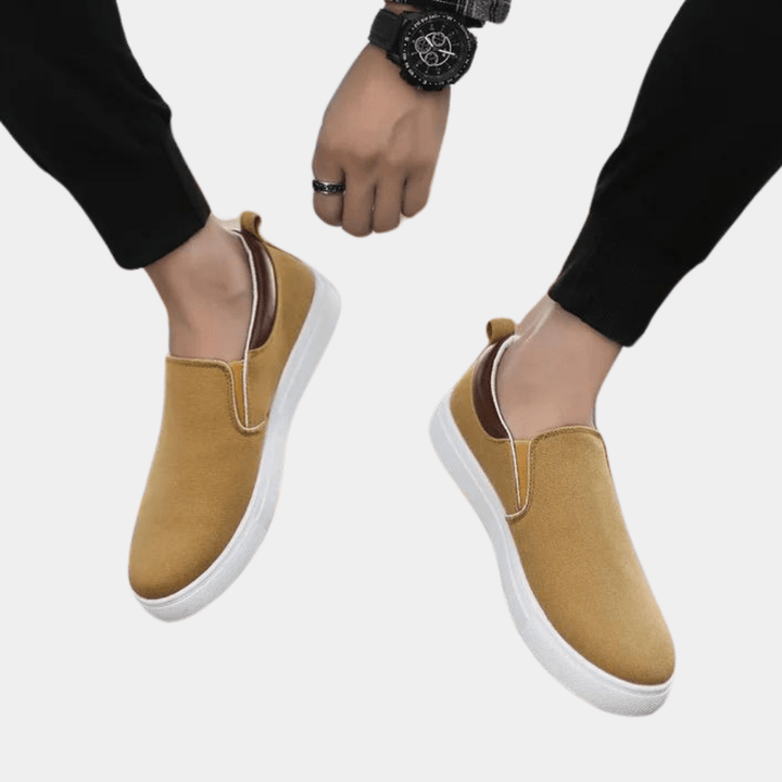Matthew | Men's Loafer Sneakers with Elastic Gusset and Anti-Slip Outsole