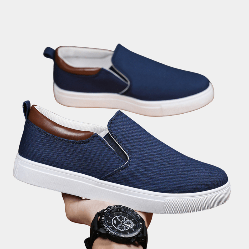 Matthew | Men's Loafer Sneakers with Elastic Gusset and Anti-Slip Outsole