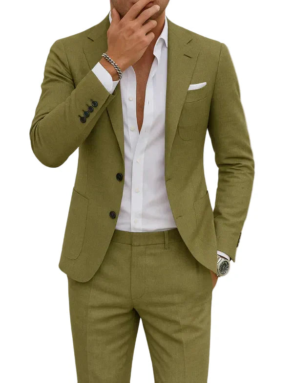 Jason | Men’s Two-Piece Tapered Fit Suit with Blazer and Trouser
