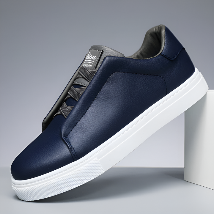 Orion | Men's Leather Sneakers with Classic Stitching