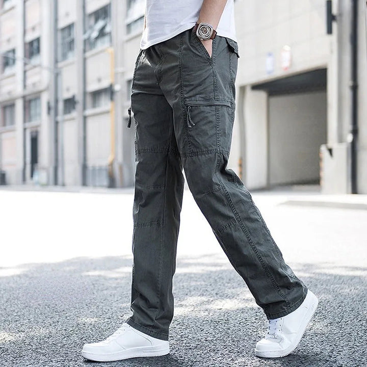 Marcus | Men's Relaxed Fit Cargo Pants with Zippers
