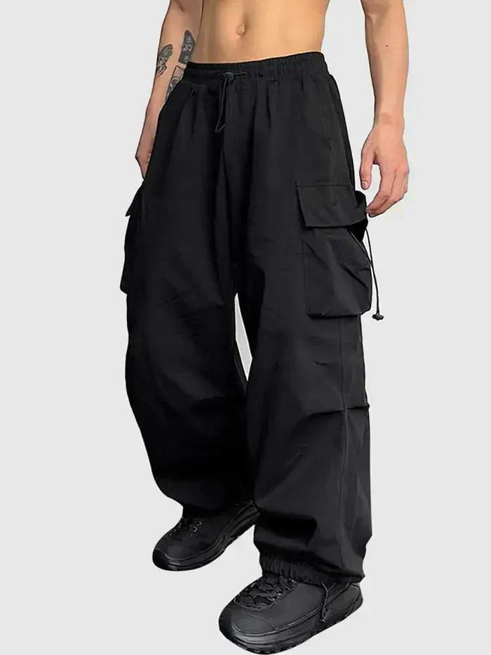 Michaelangelo | Men's Streetwear Baggy Cargo Pants with Elastic Waist