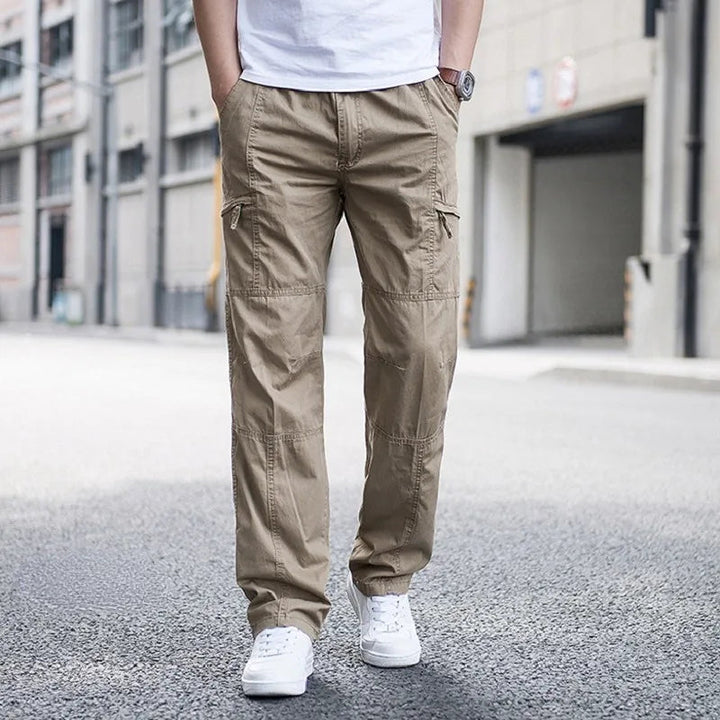 Marcus | Men's Relaxed Fit Cargo Pants with Zippers