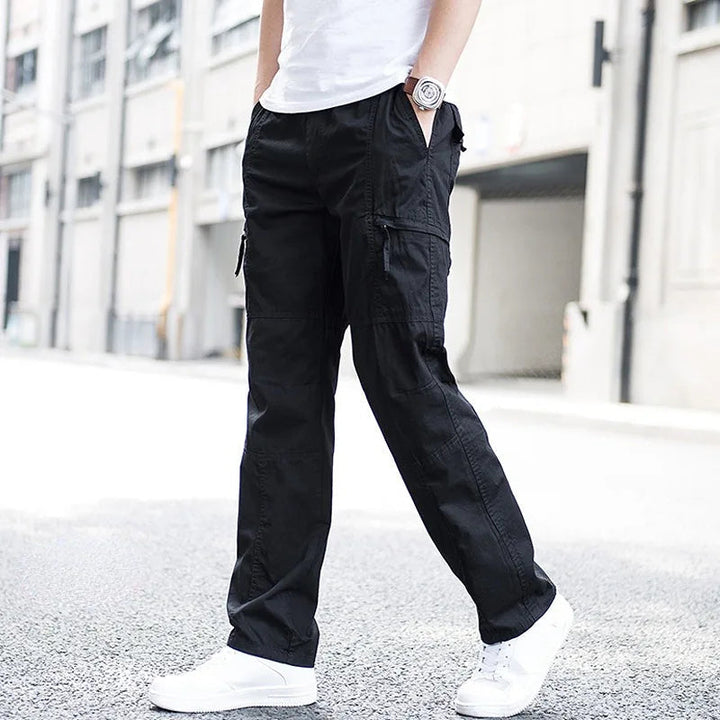 Marcus | Men's Relaxed Fit Cargo Pants with Zippers
