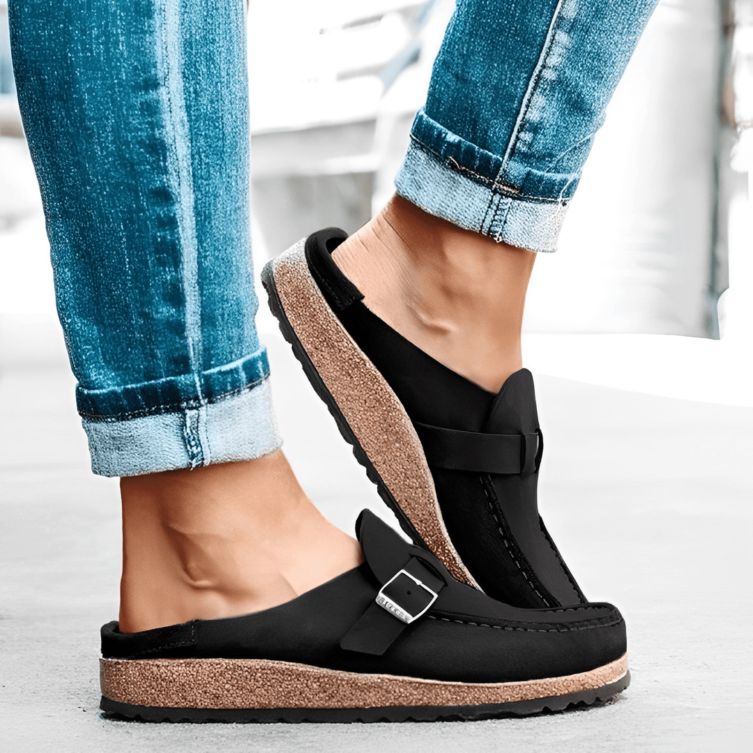 Silas | Men's Suede Loafers with Buckle Style