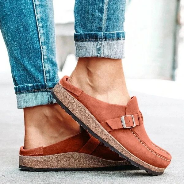 Silas | Men's Suede Loafers with Buckle Style