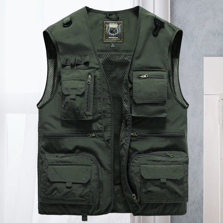 Ariel | Men’s Utility Vest with Multi-Pocket