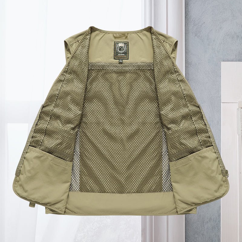 Ariel | Men’s Utility Vest with Multi-Pocket