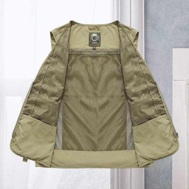 Ariel | Men’s Utility Vest with Multi-Pocket