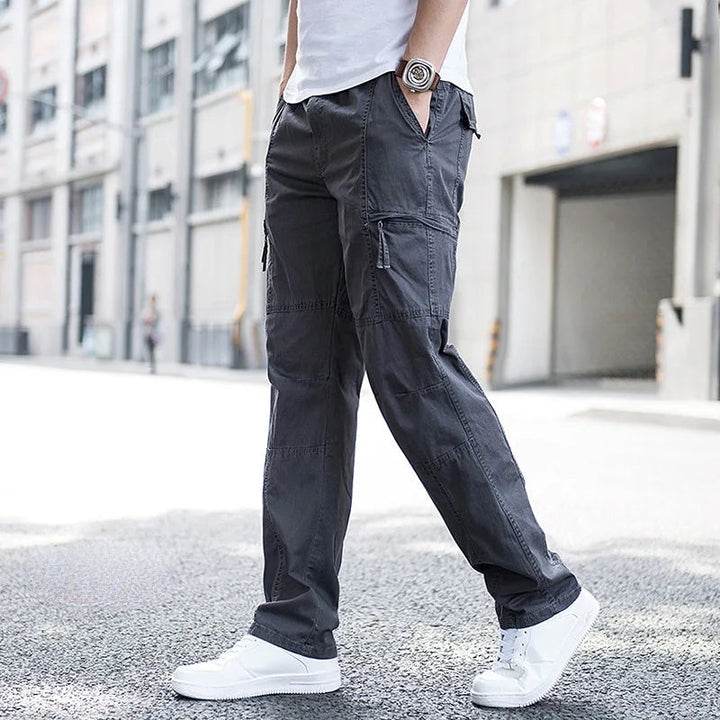 Marcus | Men's Relaxed Fit Cargo Pants with Zippers