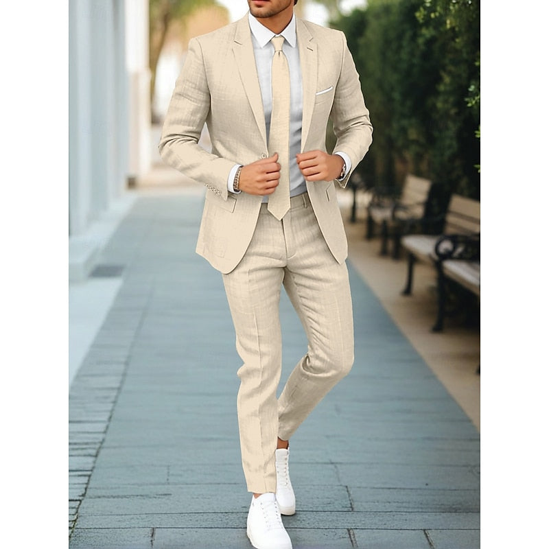 Chad | Men's Slim Fit Two Piece Suit with Blazer and Trouser