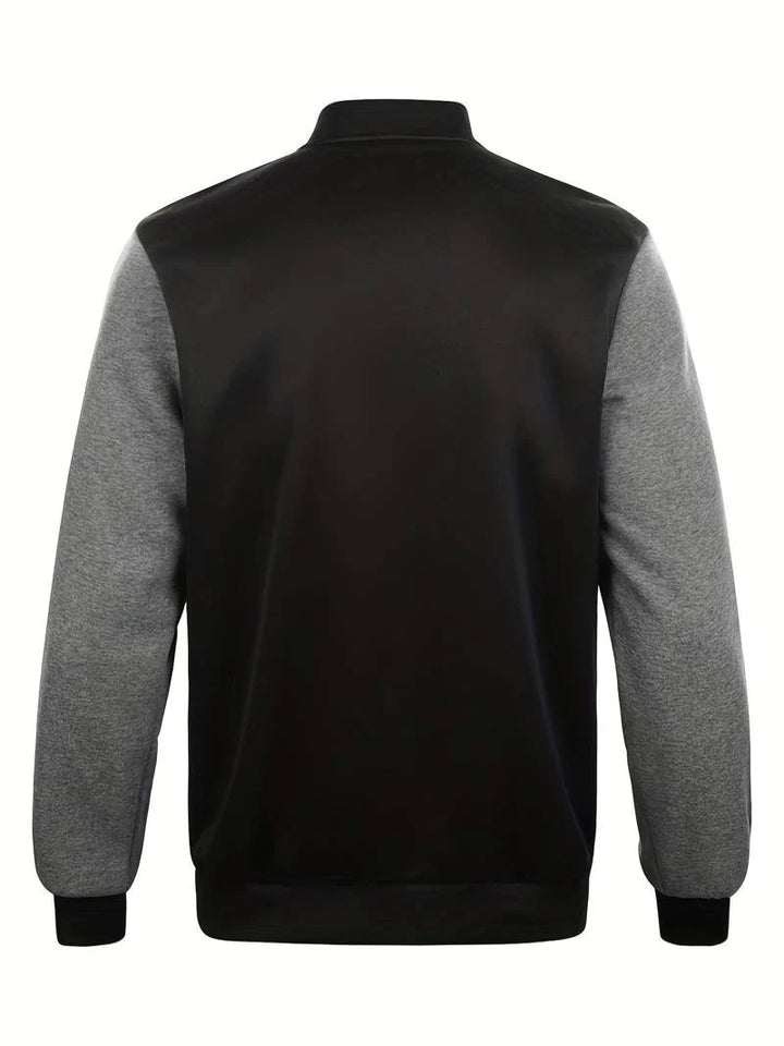 Stefan | Men’s Print Letters Bomber Jacket