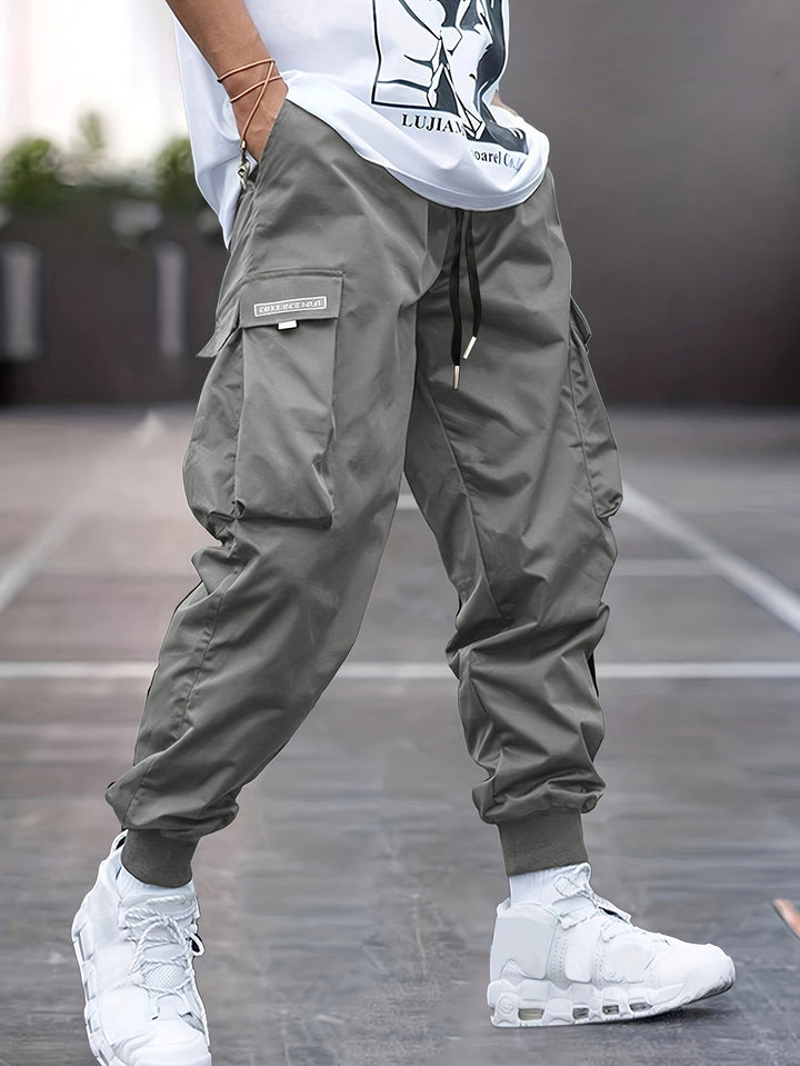Dominic | Men’s Jogger Cargo Pants with Drawstring