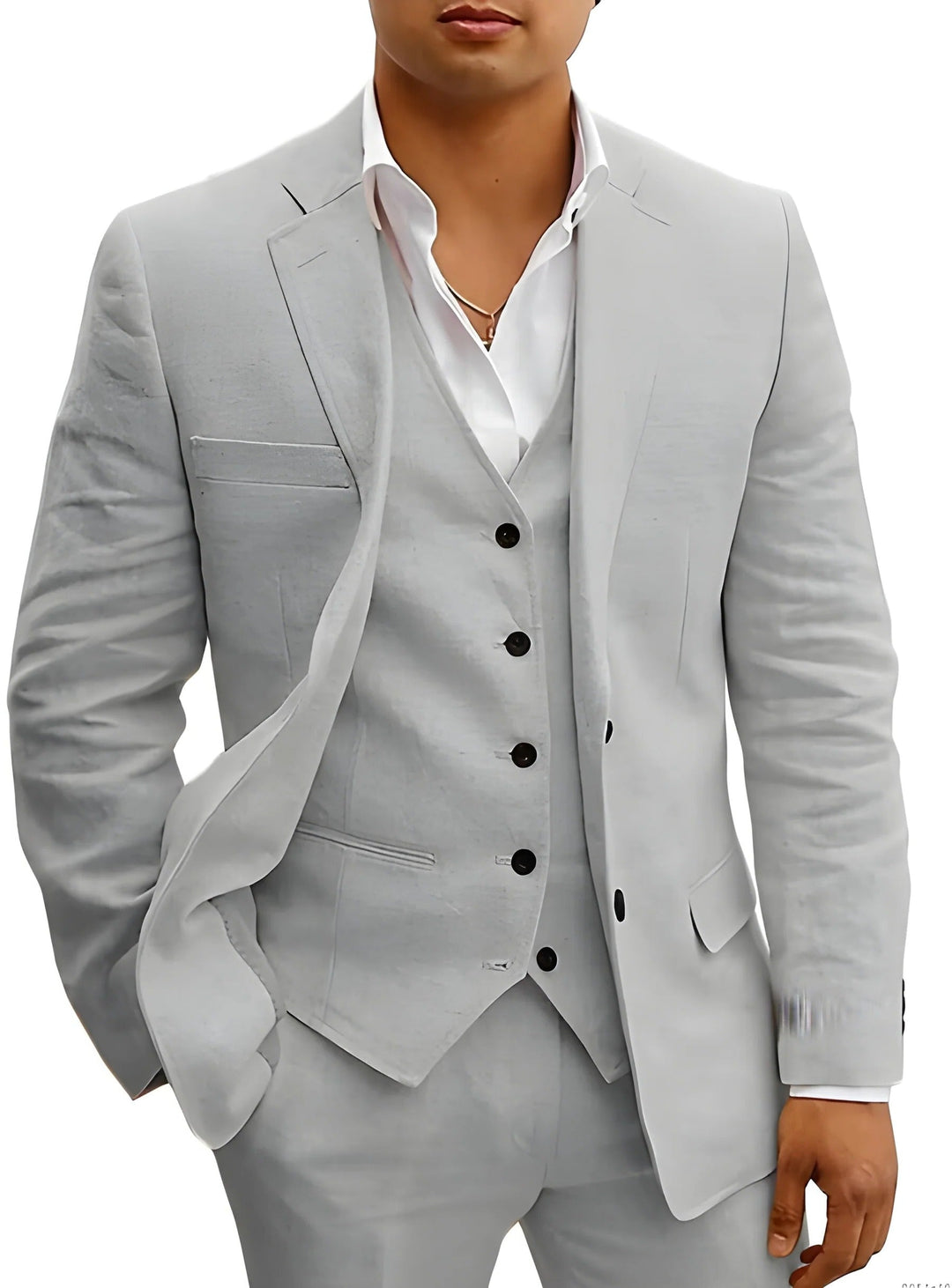 Tanner | Men's Three Piece Suit with Vest, Blazer and Trouser