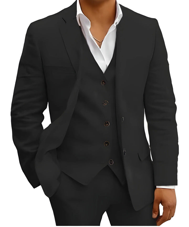 Tanner | Men's Three Piece Suit with Vest, Blazer and Trouser