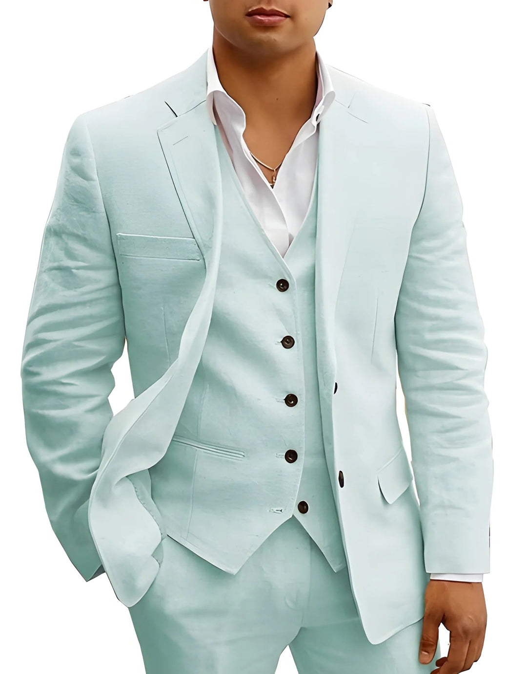 Tanner | Men's Three Piece Suit with Vest, Blazer and Trouser
