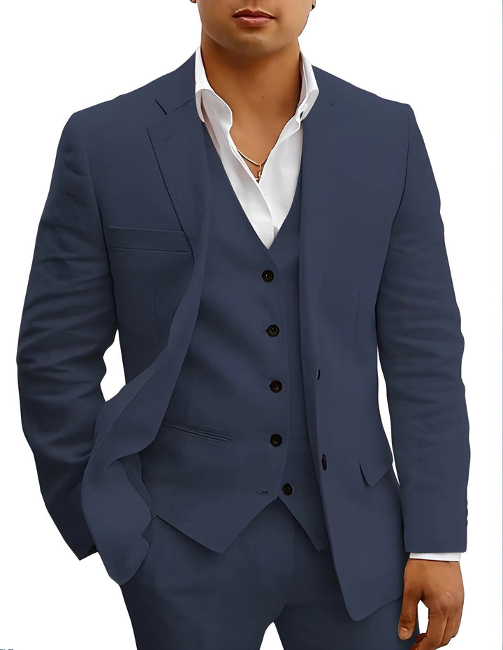 Tanner | Men's Three Piece Suit with Vest, Blazer and Trouser