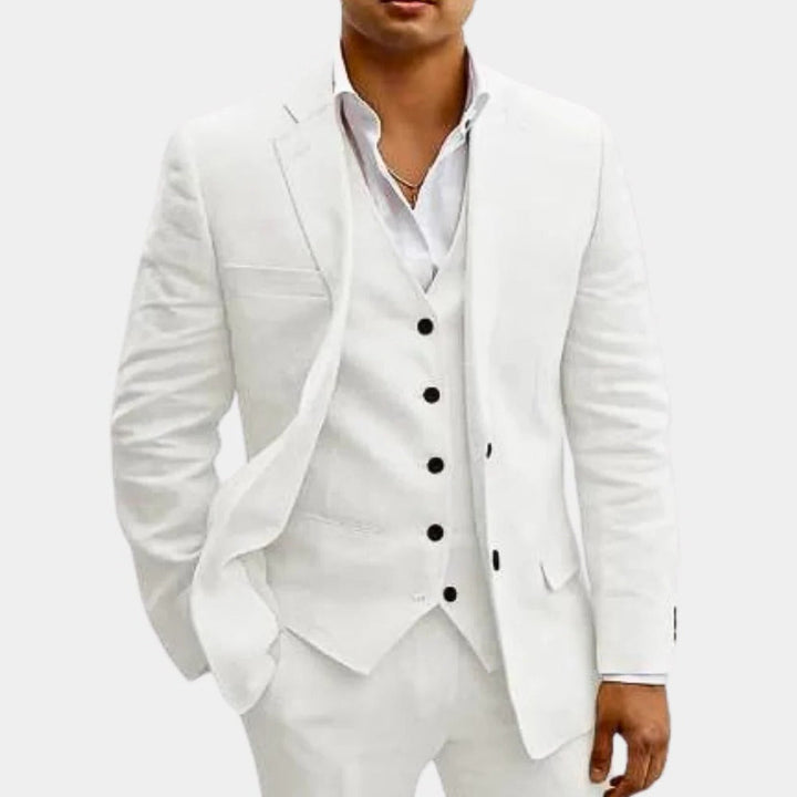 Tanner | Men's Three Piece Suit with Vest, Blazer and Trouser