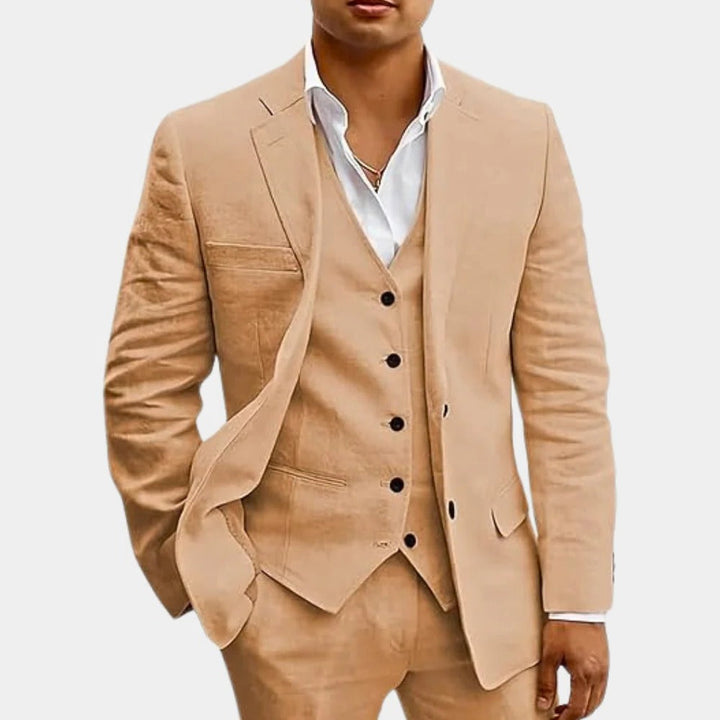 Tanner | Men's Three Piece Suit with Vest, Blazer and Trouser