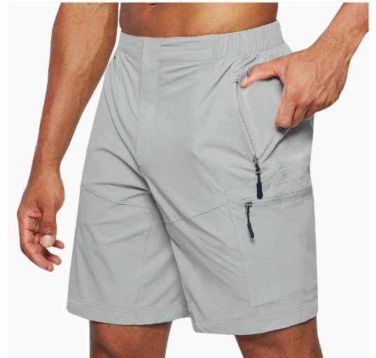 Ogie | Men's Quick Dry Summer Shorts with Zipper Pockets