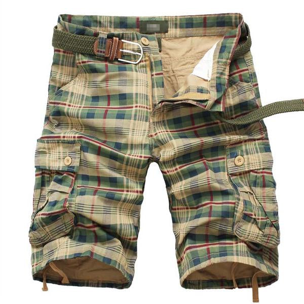 Levi | Men’s Checkered Cargo Shorts