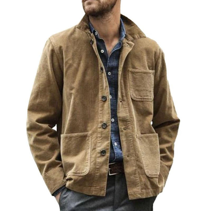 Hudson | Men's Vintage Button Up Jacket with Flap Pockets