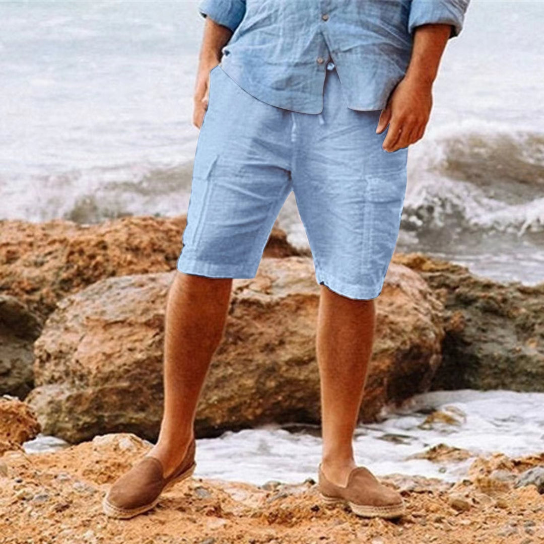 Tobias | Men’s Linen Summer Short with Drawstring
