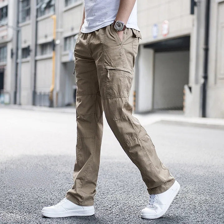 Marcus | Men's Relaxed Fit Cargo Pants with Zippers