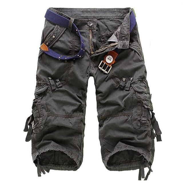 Colton | Men's Knee Length Cargo Shorts with Multi Pocket