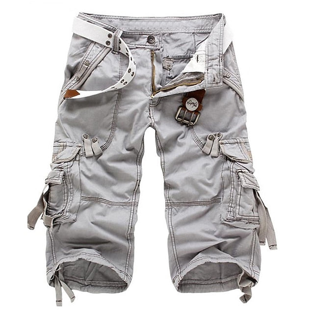 Colton | Men's Knee Length Cargo Shorts with Multi Pocket