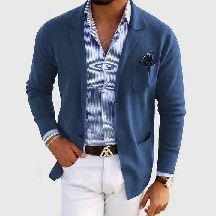 Wesley | Men's Casual Cardigan with Chest Pocket