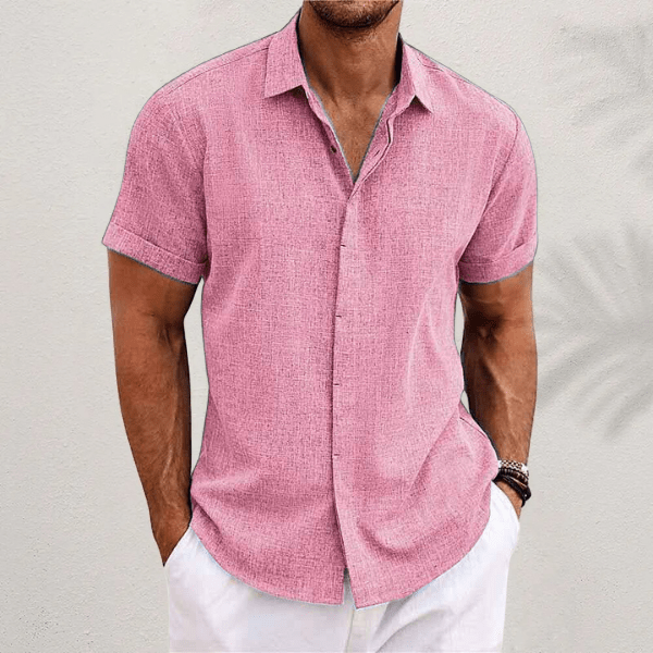 Jameson | Men's Short Sleeve Linen Summer Shirt