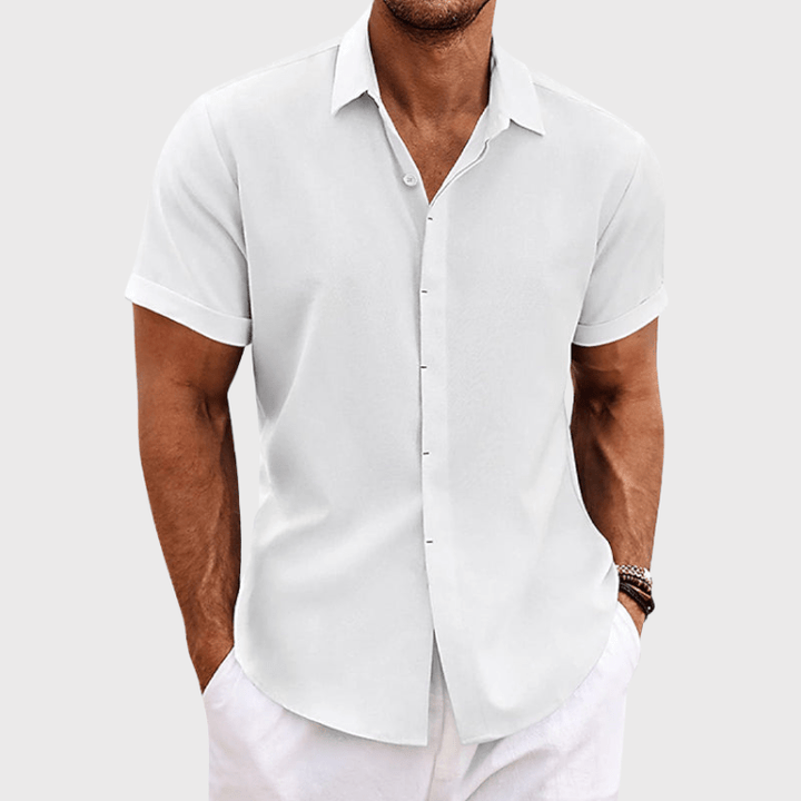 Jameson | Men's Short Sleeve Linen Summer Shirt