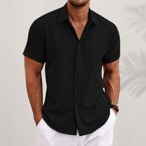 Jameson | Men's Short Sleeve Linen Summer Shirt