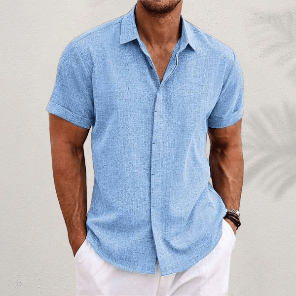 Jameson | Men's Short Sleeve Linen Summer Shirt