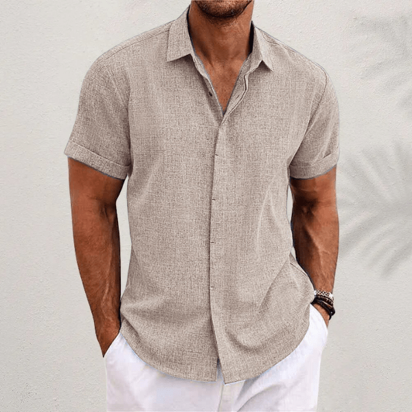 Jameson | Men's Short Sleeve Linen Summer Shirt