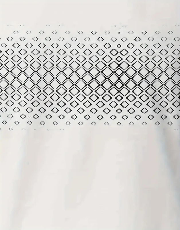 Bryant | Men's Pattern Short Sleeve Polo Shirt with Quarter Zip