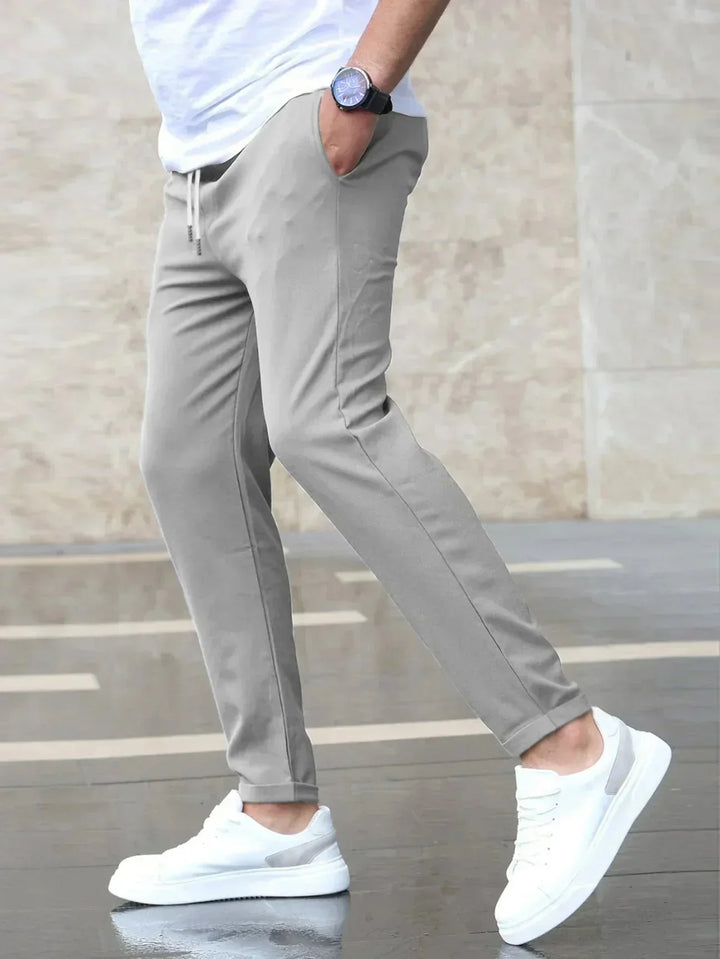 Leon | Men's Slim Fit Trouser with Drawstring