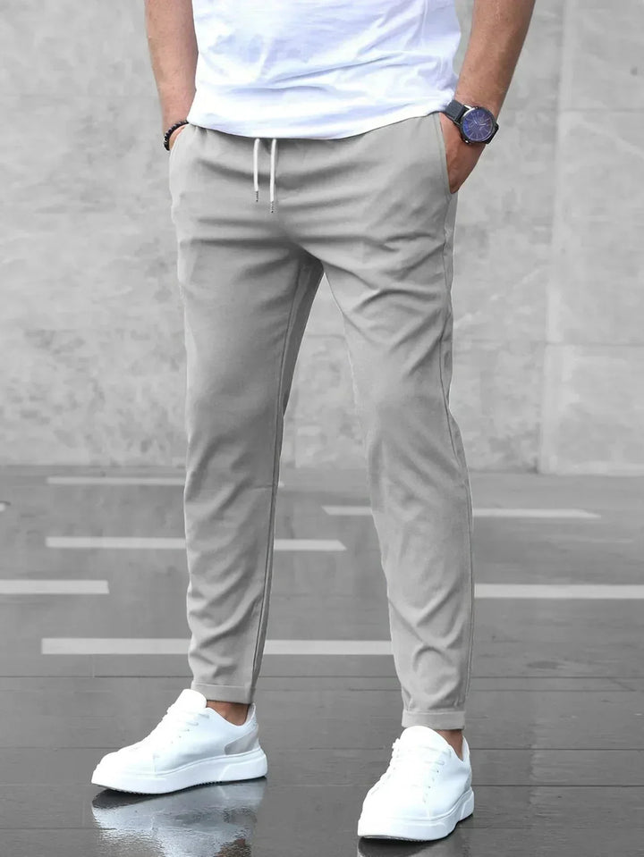 Leon | Men's Slim Fit Trouser with Drawstring