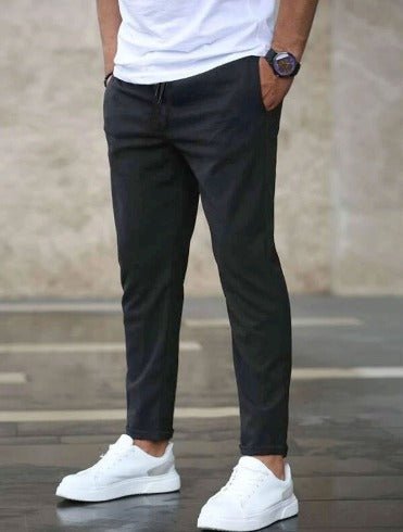 Leon | Men's Slim Fit Trouser with Drawstring