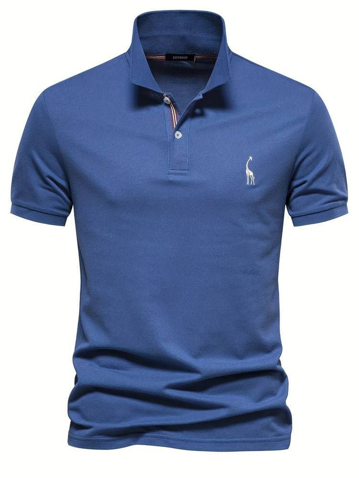 Dorian | Men's Short Sleeve Polo Shirt with Embroidery
