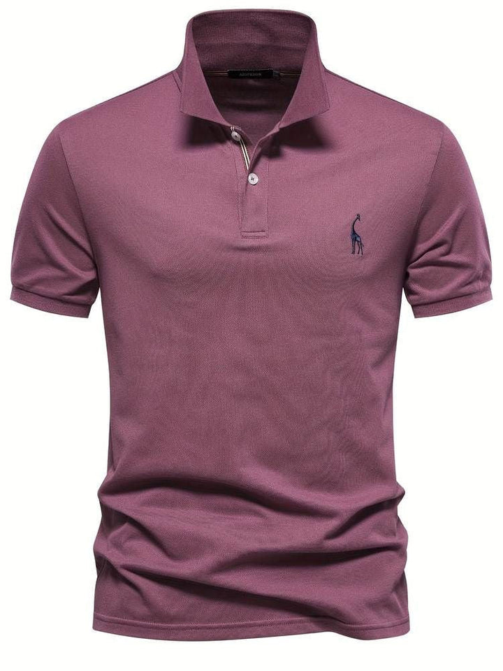 Dorian | Men's Short Sleeve Polo Shirt with Embroidery