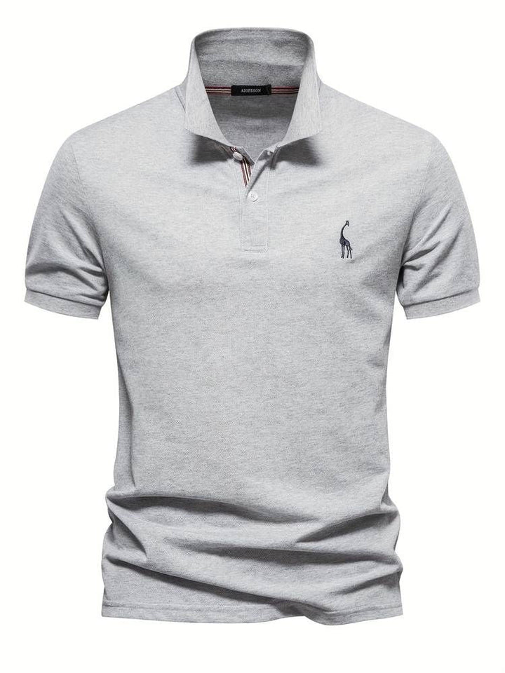 Dorian | Men's Short Sleeve Polo Shirt with Embroidery